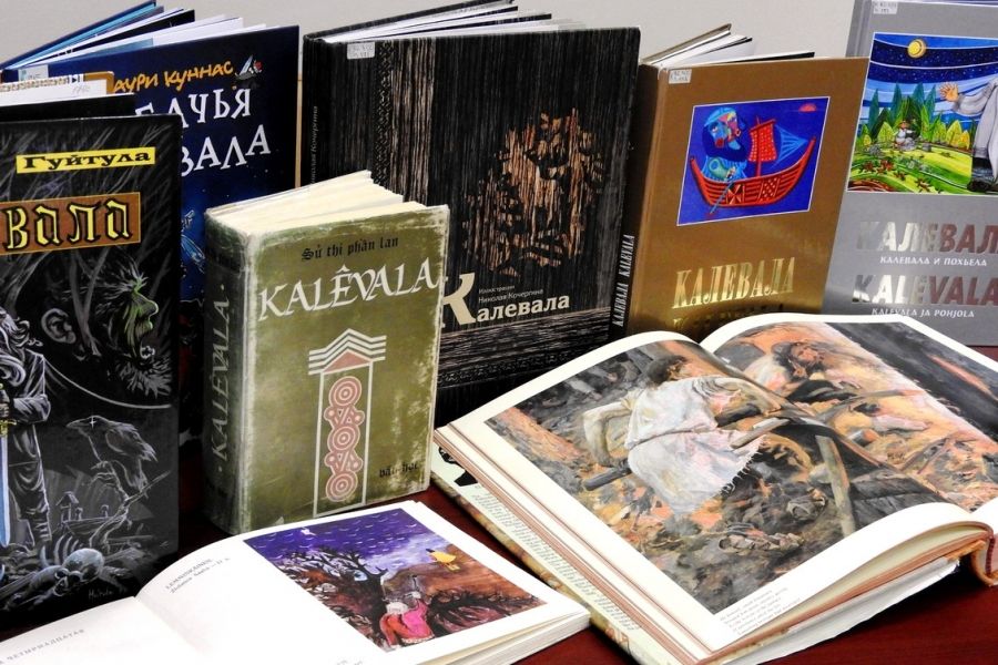 Выставка «Коллекция изданий карело-финского эпоса «Калевала» (С 28 февраля по 3 марта)