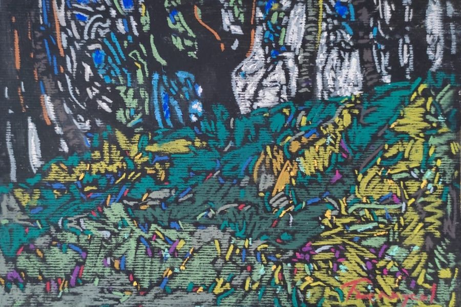 Выставка живописи Сергея Белоусова «Мир искусства с Петрушиной Горы» (по 21 января)
